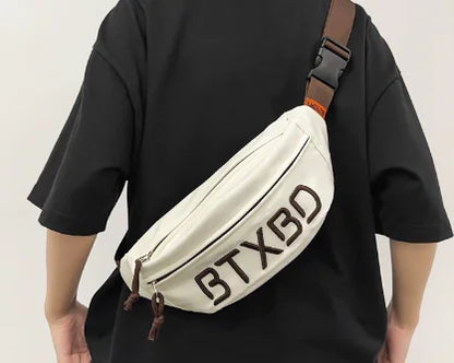 Custom Logo Oxford Cloth Waist Bag for Men